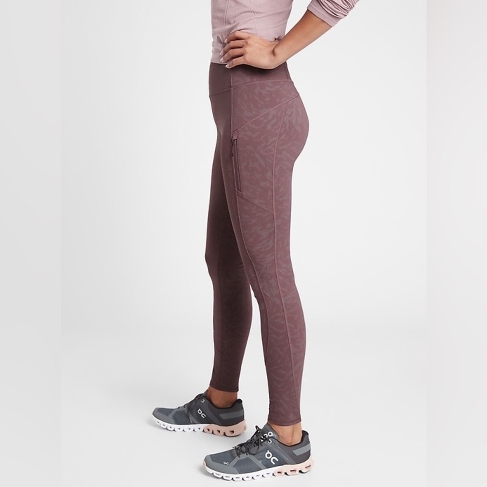 Athleta Rainier Reflective Printed Tight